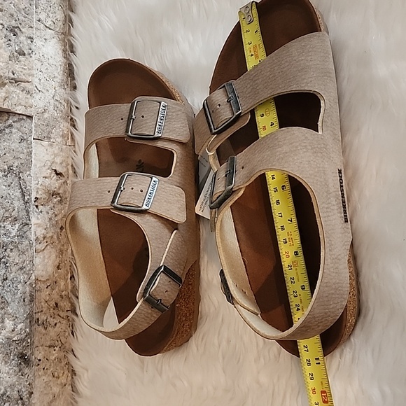 Birkenstock Brand New Sandals in  Tan  Double Strap